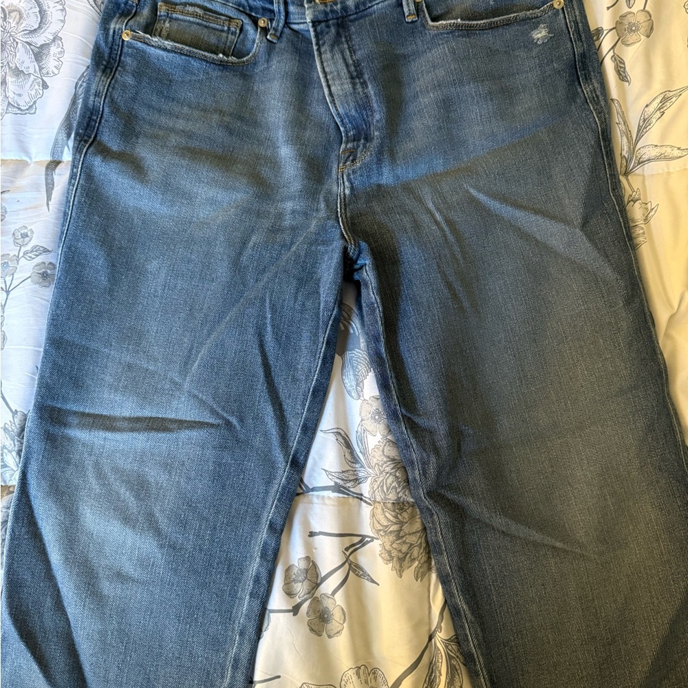Good American Blue Boot Cut Jeans